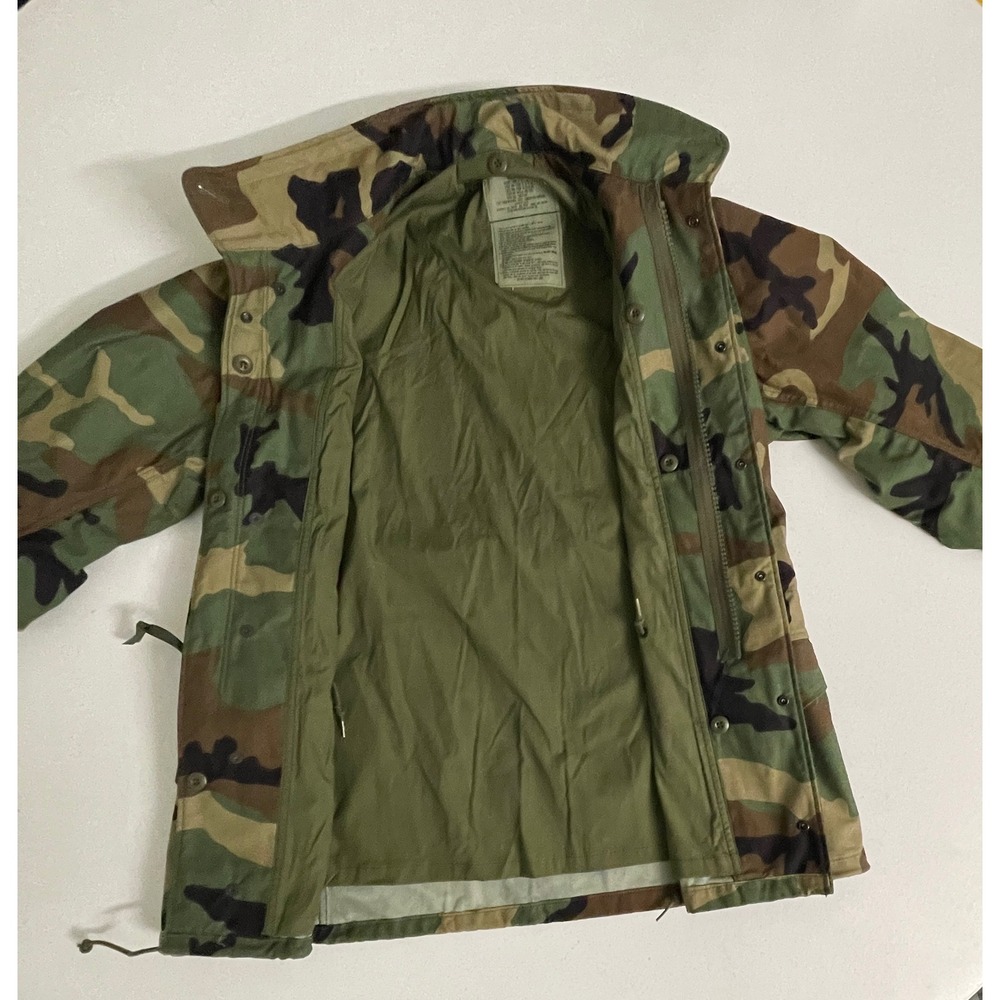 US Military M-65 Field Jacket Woodland Camo Medium/Reg 1991 Vintage DLA100-91 - Picture 8 of 12